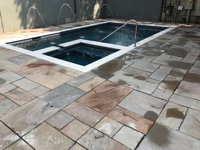 Custom spa work - New Orleans pool construction and maintenance